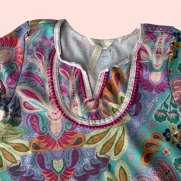 Matilda Jane Girls Size 8 Swim Cover-Up Dress – Paisley Print, Terrycloth - Picture 2 of 4